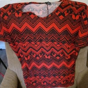 Women's red blouse